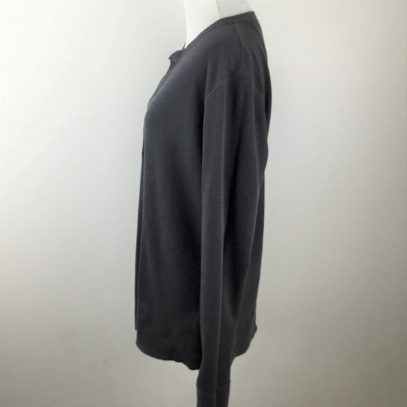 Billy Reid Charcoal Grey Jersey Shirt s - Picture 3 of 8